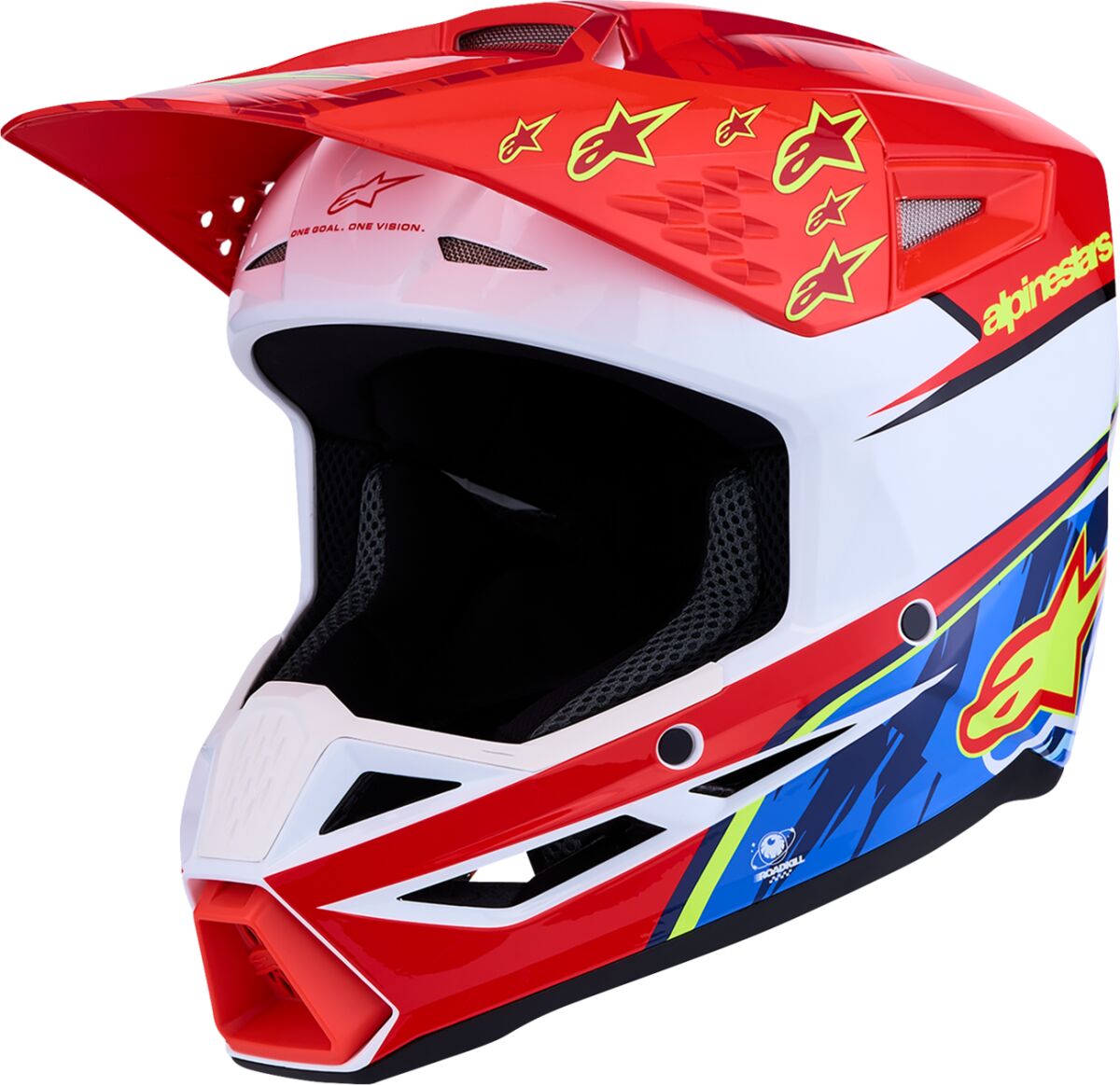 Youth SM3 Falcon Helmet — Blue| Red| White, S