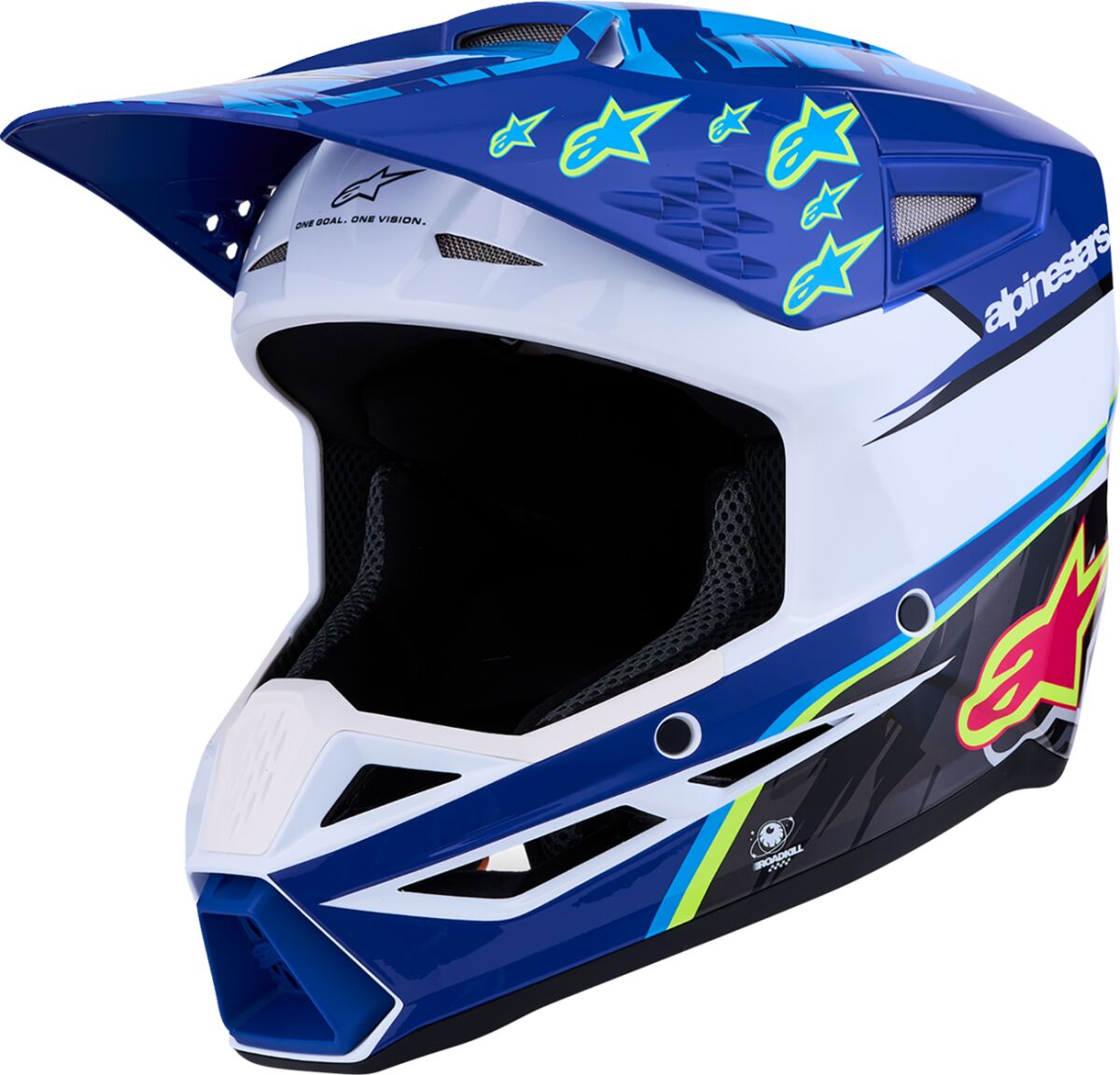 Youth SM3 Falcon Helmet — Black| Blue| Dark Blue| White, L