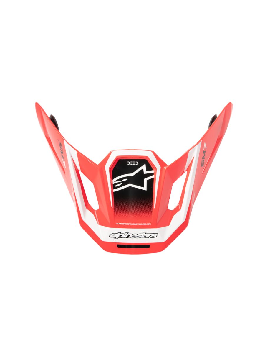 S-M7 Deed Helmet Visor — One Size, Black| Red| White