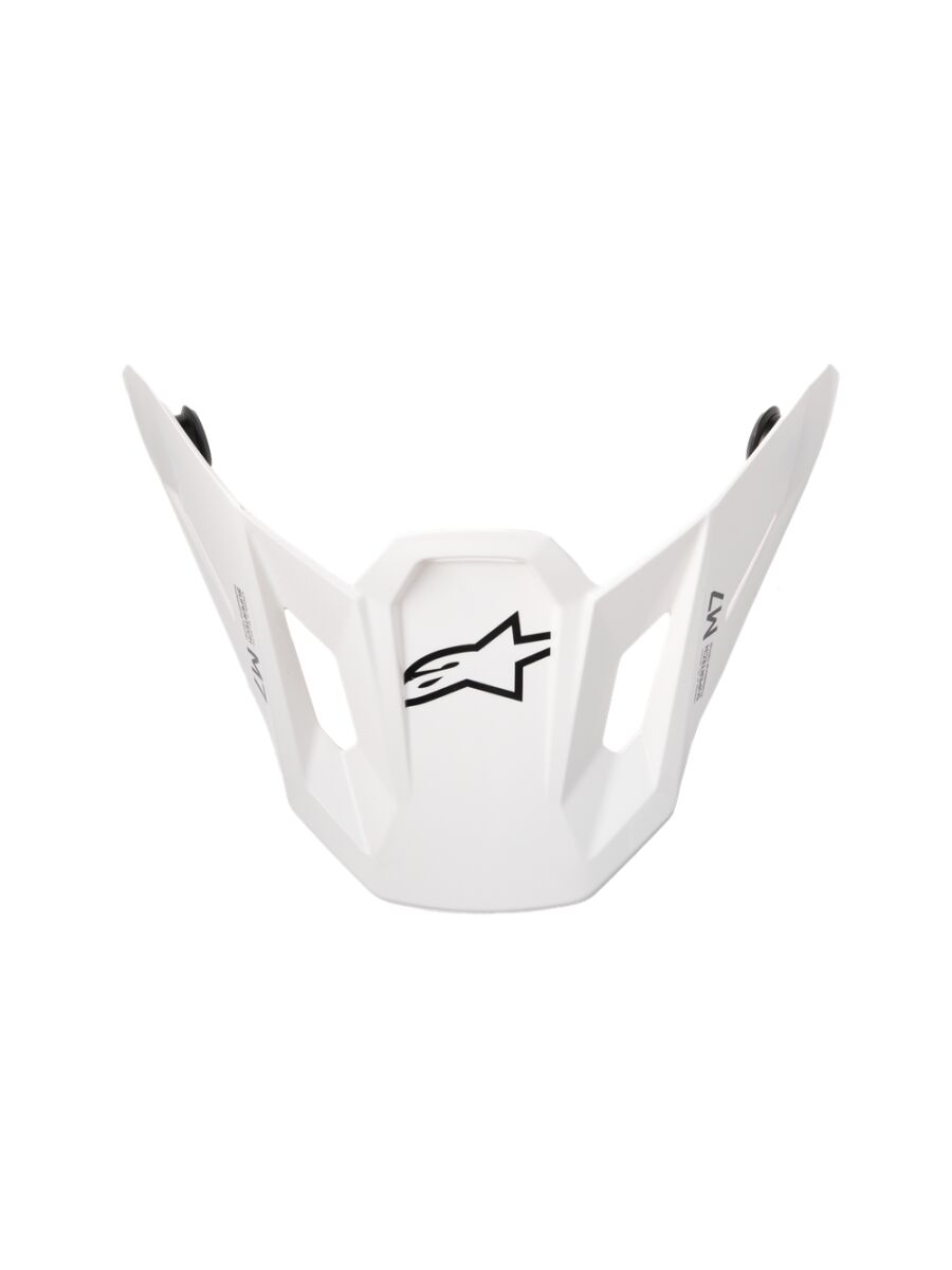 S-M7 Helmet Visor — White, One Size