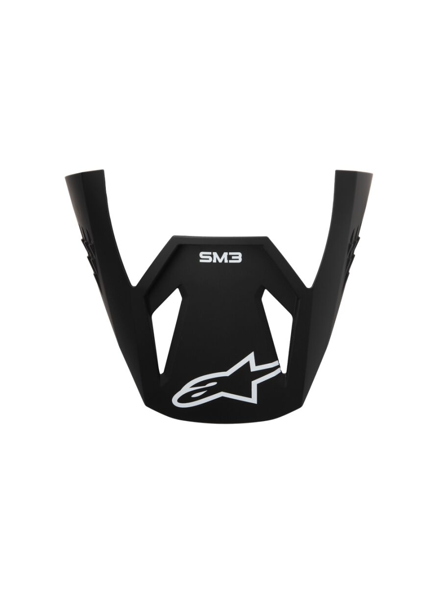 SM3 Helmet Visor — One Size, Black| Matte