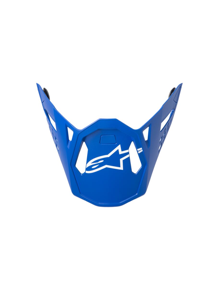 Supertech M10 Flood Helmet Visor — Black| Blue, One Size