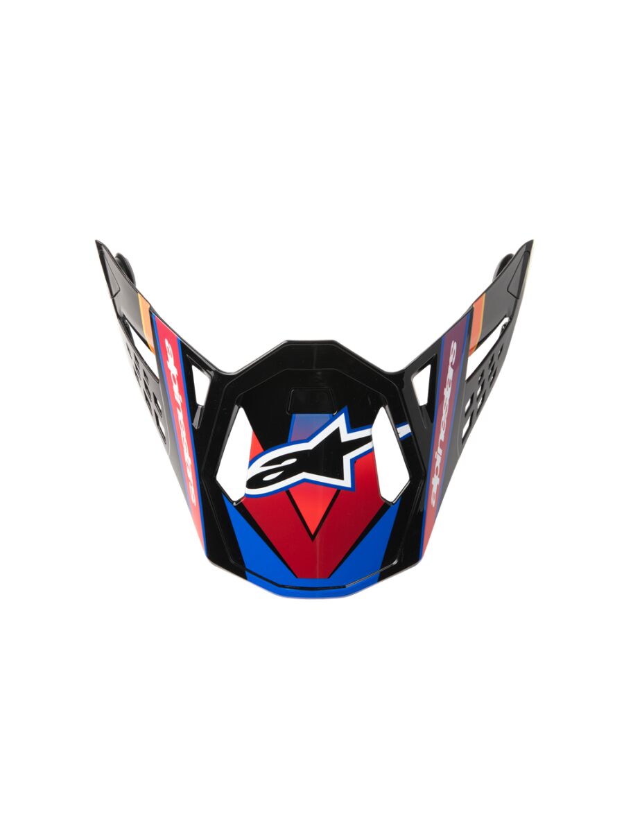 Supertech M10 Era Helmet Visor — Blue| Red| Yellow, One Size