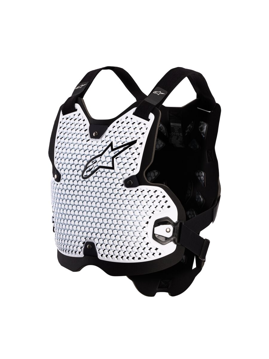 Bionic Action V2 Chest Protector — M/L, Black| White