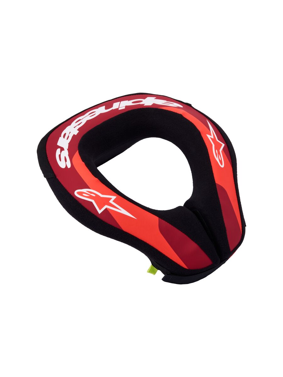 Youth Sequence Neckroll — Metallic Red| Red Fluo| White, S/M