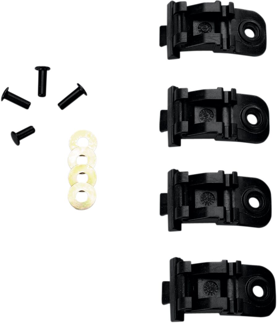 Tech Boots Buckle Base — Black| White