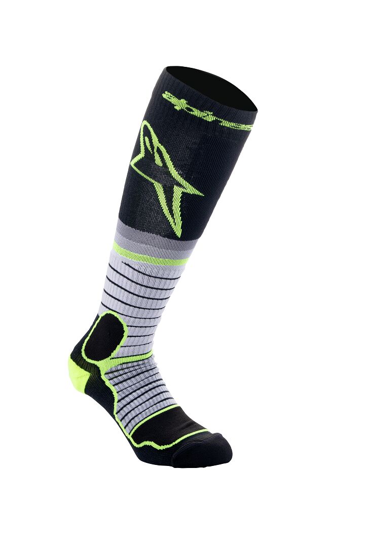 MX Pro Socks — S, Black| Gray| Yellow