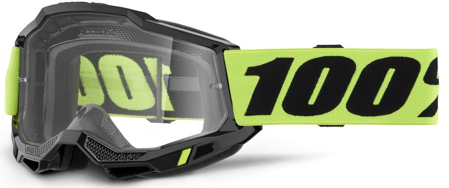 Youth Accuri 2 Goggle Black| Clear| Fluorescent Yellow, One Size
