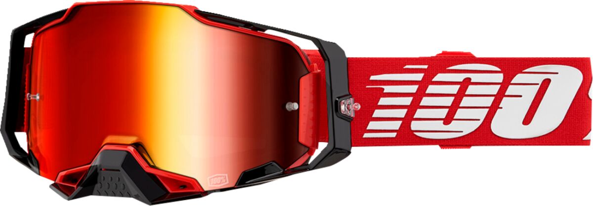 Armega Goggle One Size, Black| Red