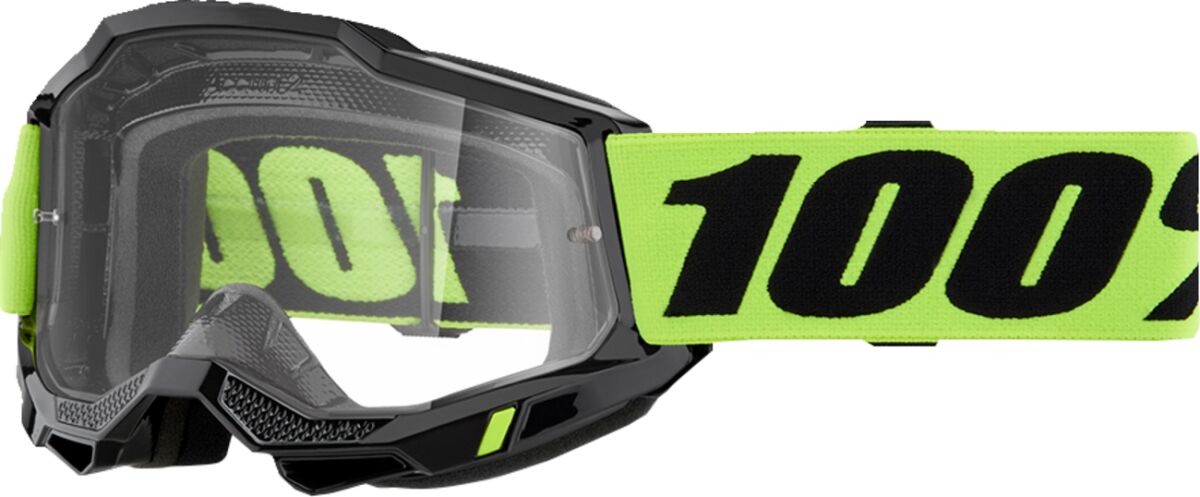 Accuri 2 Goggles One Size, Black| Clear| Fluorescent Green