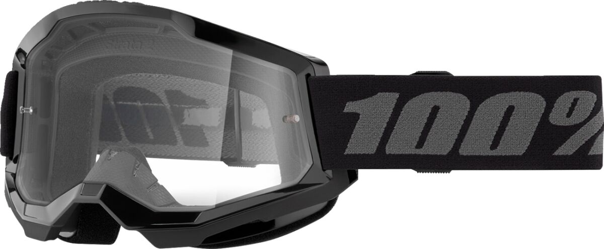 Strata 2 Goggle One Size, Black| Clear| Dark Gray