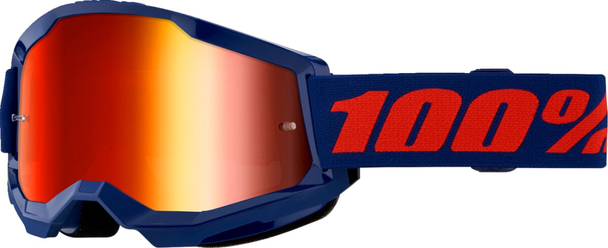 Strata 2 Goggle — Dark Blue| Red, One Size
