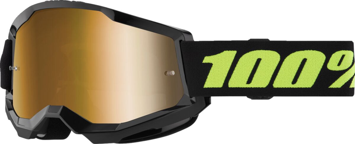 Strata 2 Goggle One Size, Black| Fluorescent Yellow| Gold