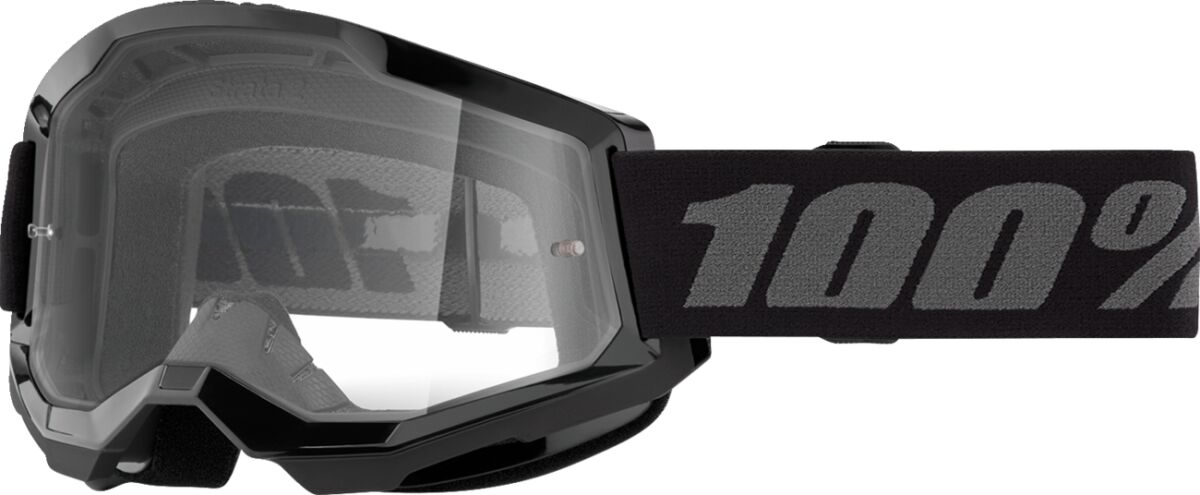 Youth Strata 2 Goggle One Size, Black| Clear| Dark Gray