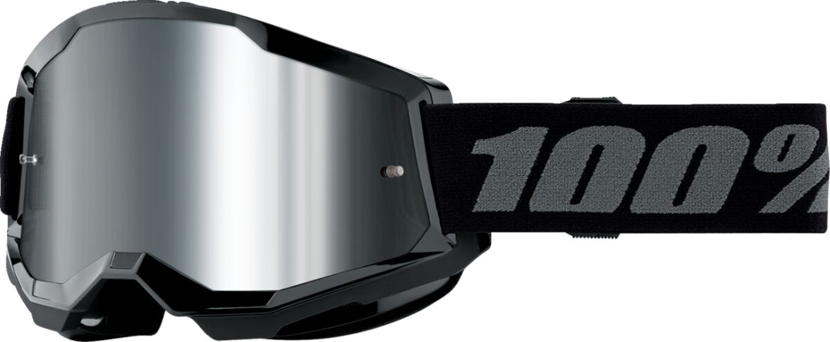 Youth Strata 2 Goggle Black| Dark Gray| Silver, One Size