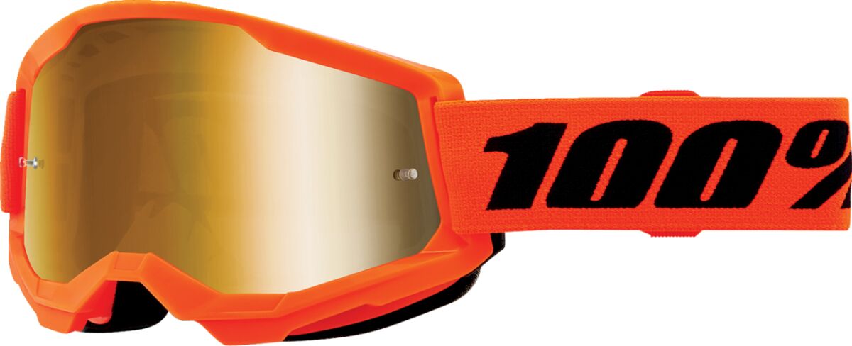 Youth Strata 2 Goggle Black| Gold| Orange, One Size