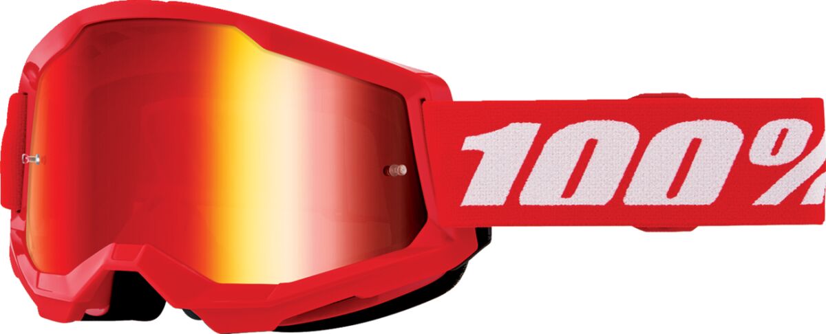 Youth Strata 2 Goggle One Size, Red| White