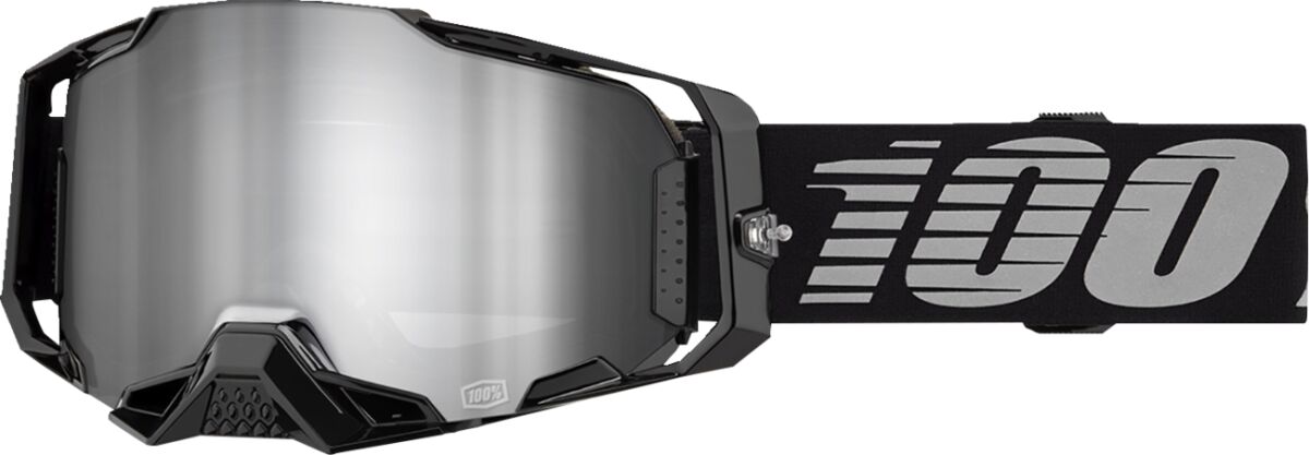 Armega Goggle Black| Dark Gray| Silver, One Size