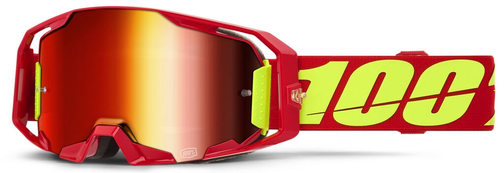 ARmatic Goggle One Size, Fluorescent Yellow| Red