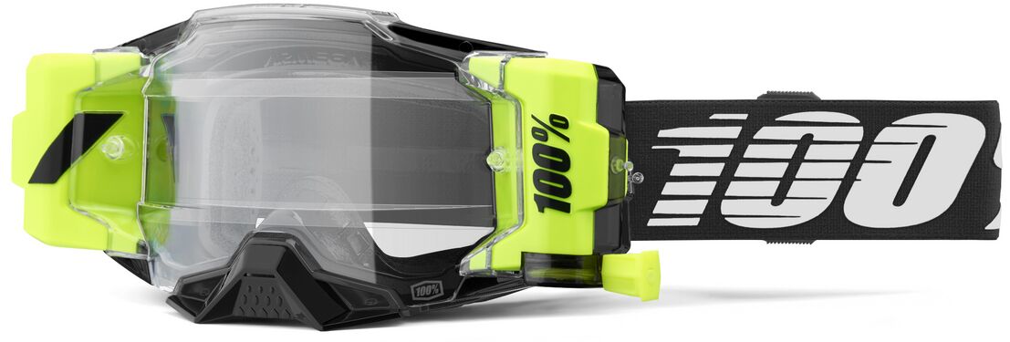 Armega Forecast Goggle — One Size, Black| Fluorescent Yellow| White