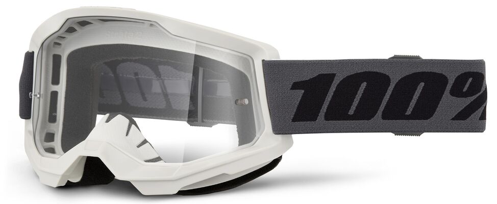 Strata 2 Goggle — One Size, Black| Clear| Dark Gray| White