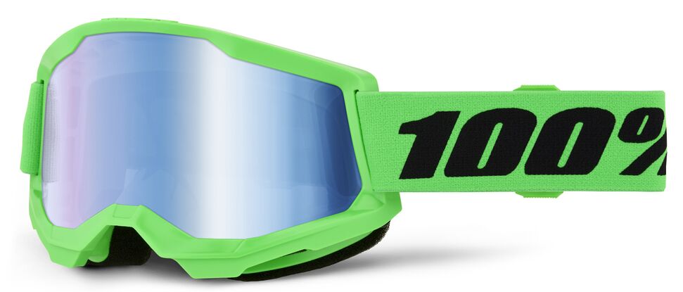 Strata 2 Goggle Black| Blue| Fluorescent Green, One Size