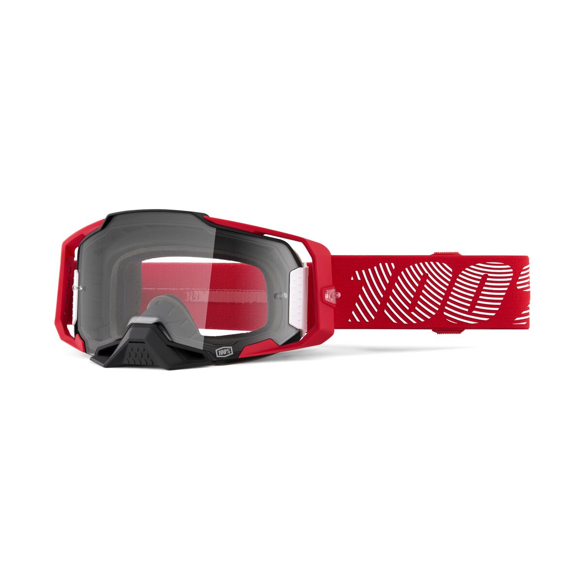 Armega M1 Goggles Black| Red| White, One Size