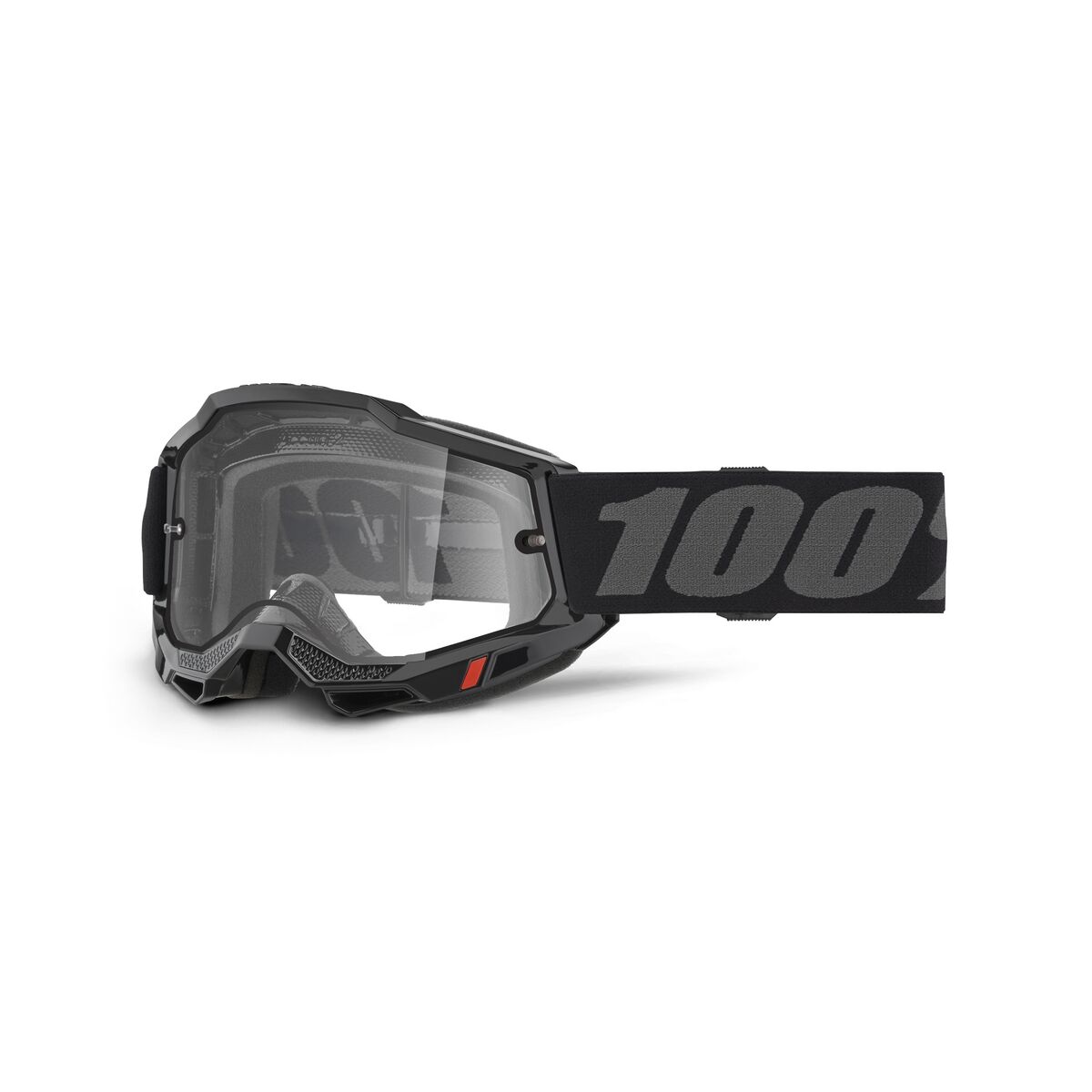 Accuri 2 Enduro Moto Goggles Black| Clear| Dark Gray, One Size