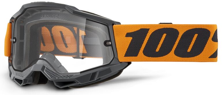 Accuri 2 Enduro Moto Goggles Clear| Dark Gray| Orange, One Size