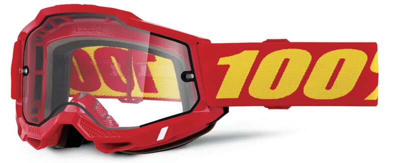 Accuri 2 Enduro Moto Goggles Clear| Red| Yellow, One Size