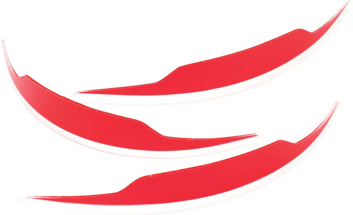 Accuri 2/Strata 2 Forecast Junior Goggle Roll-Off Mud Flaps — Red