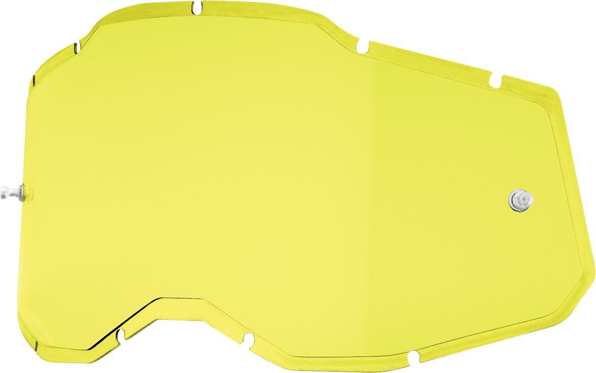 Accuri 2/Racecraft 2/Strata 2 Goggle Injected Lens — Yellow