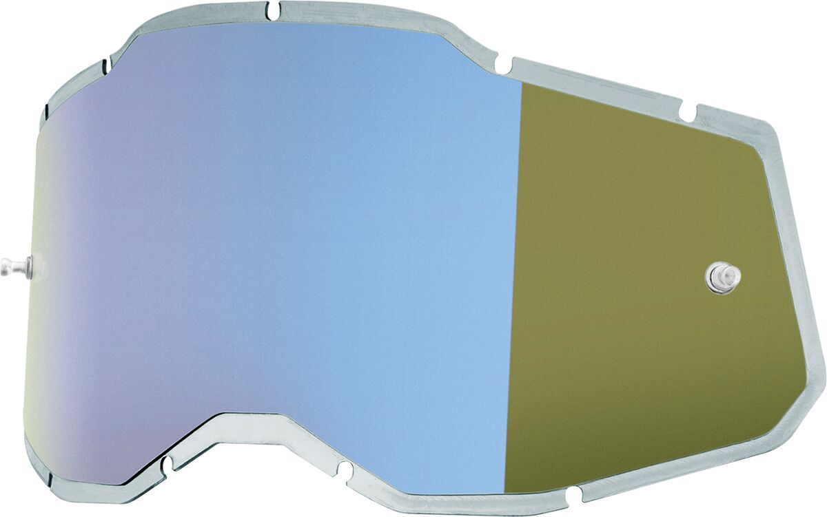 Accuri 2/Racecraft 2/Strata 2 Goggle Lens — Blue| Mirror