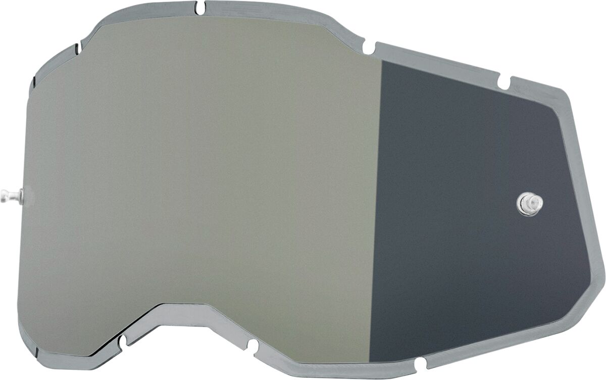 Accuri 2/Racecraft 2/Strata 2 Goggle Injected Lens — Mirror| Silver