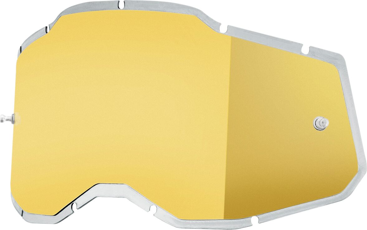 Accuri 2/Racecraft 2/Strata 2 Goggle Injected Lens — Gold| Mirror
