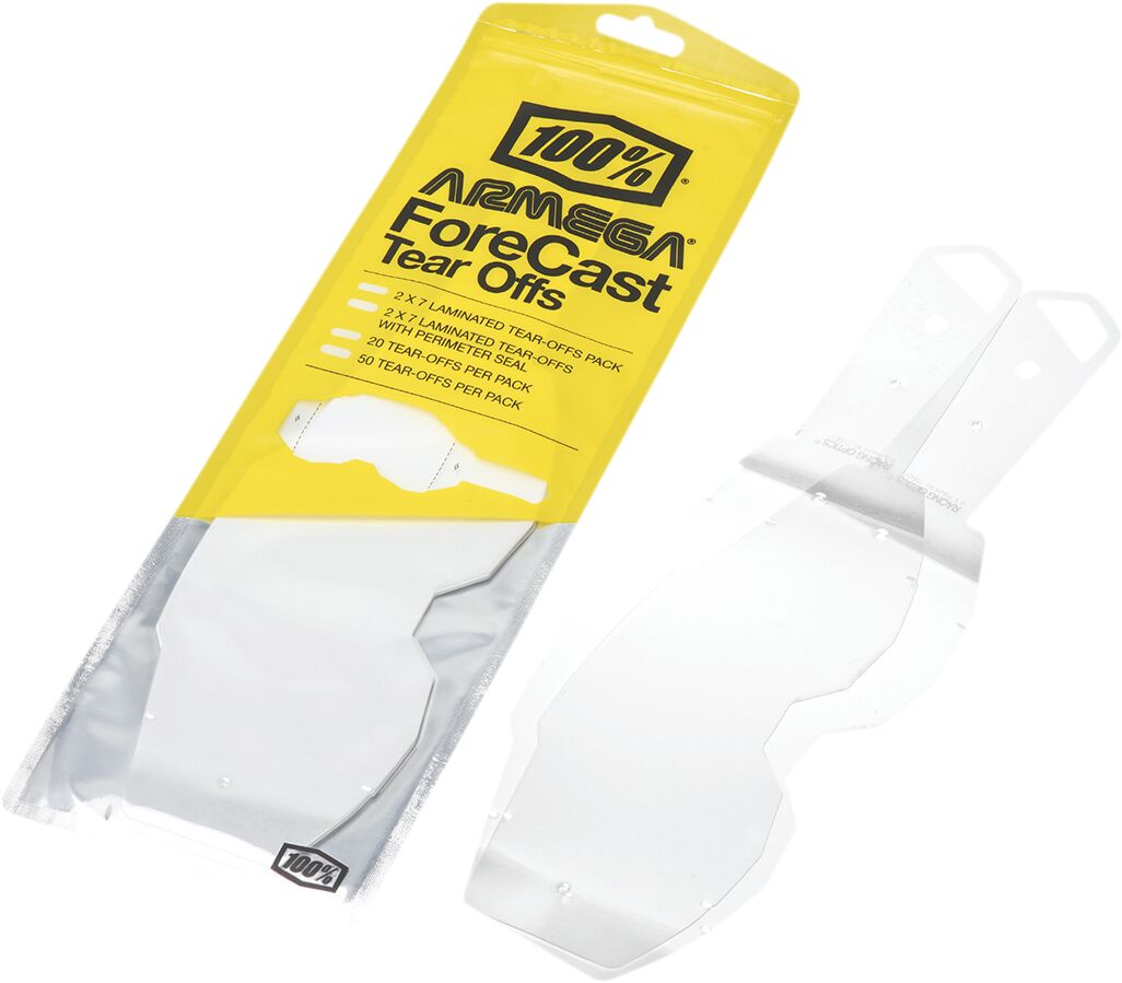 Armega Forecast Goggle Tear-Offs — Clear