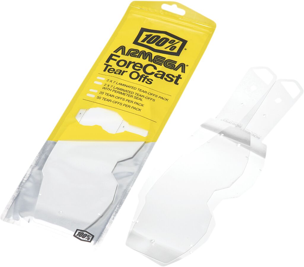 Armega Forecast Goggle Tear-Offs — Clear| Laminated