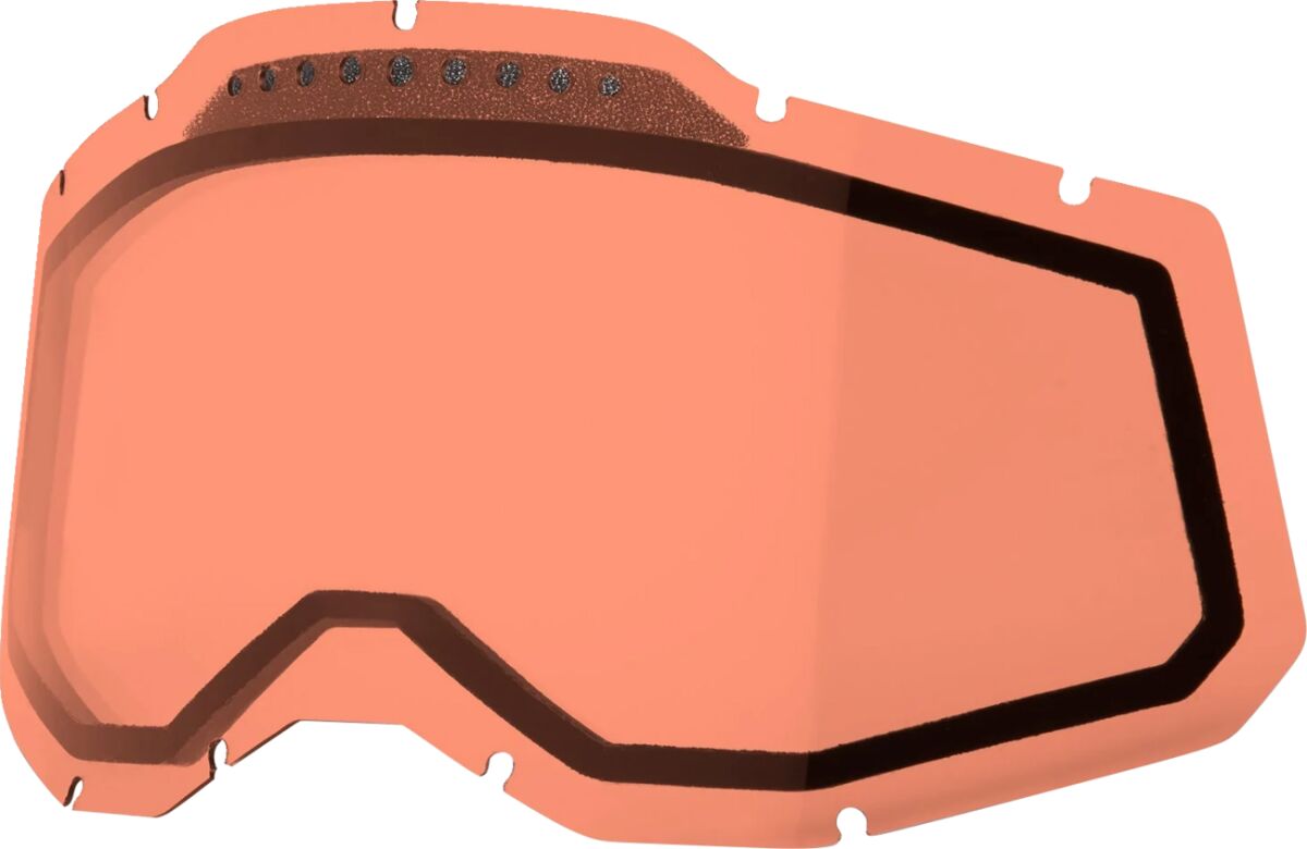 Accuri 2/Racecraft 2/Strata 2 Goggle Dual Pane Vented Lens — Red