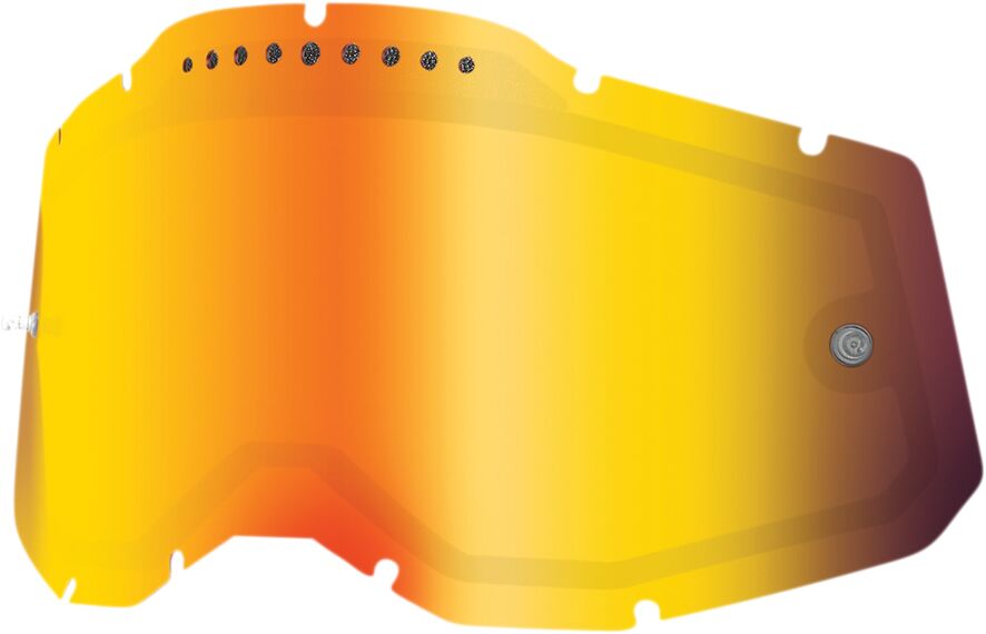 Accuri 2/Racecraft 2/Strata 2 Goggle Dual Pane Vented Lens — Mirror| Red
