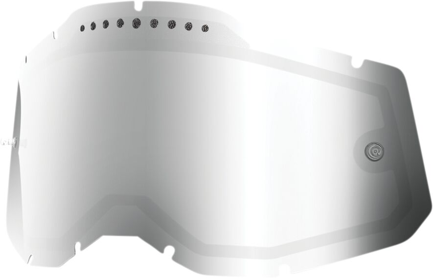 Accuri 2/Racecraft 2/Strata 2 Goggle Dual Pane Vented Lens — Mirror| Silver