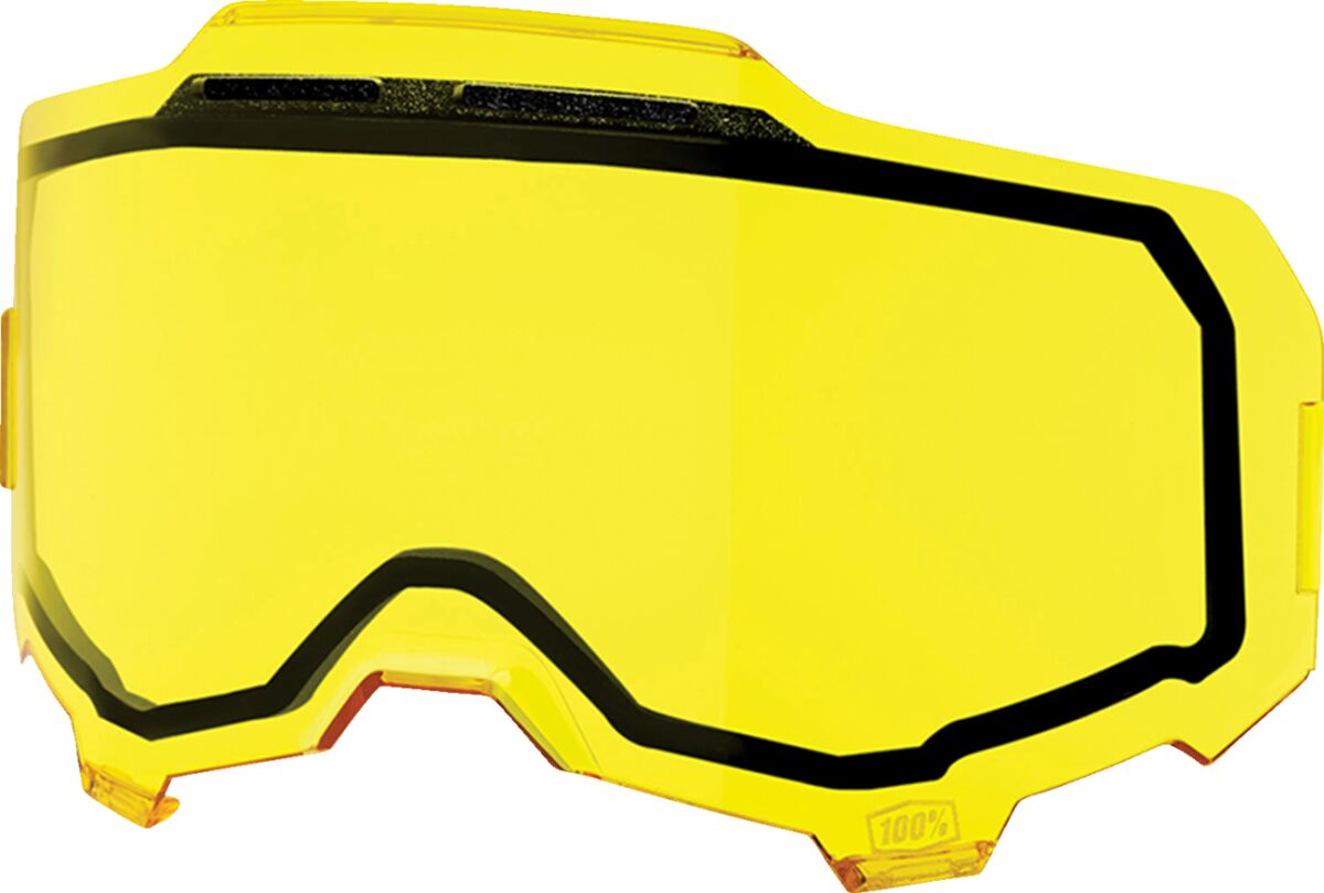 Armega Goggle Vented Injected Dual Pane Lens — Yellow