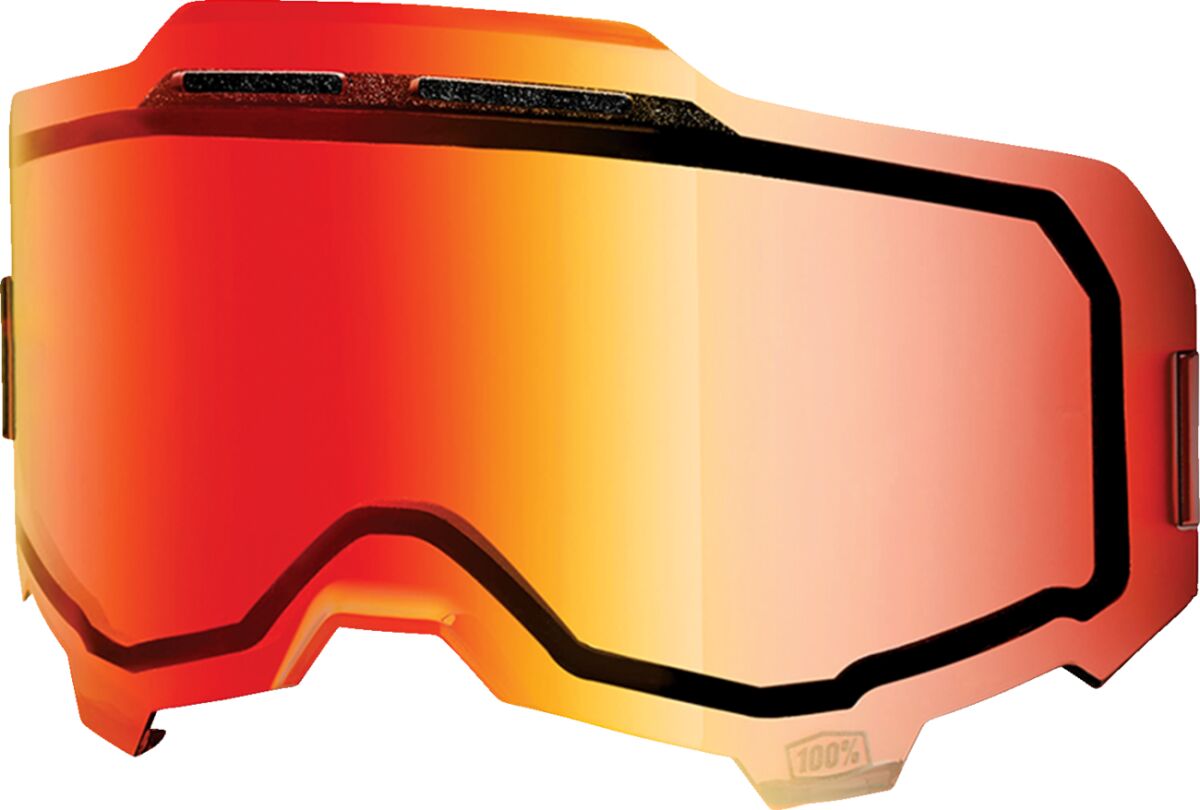 Armega Goggle Vented Injected Dual Pane Lens — Mirror| Red