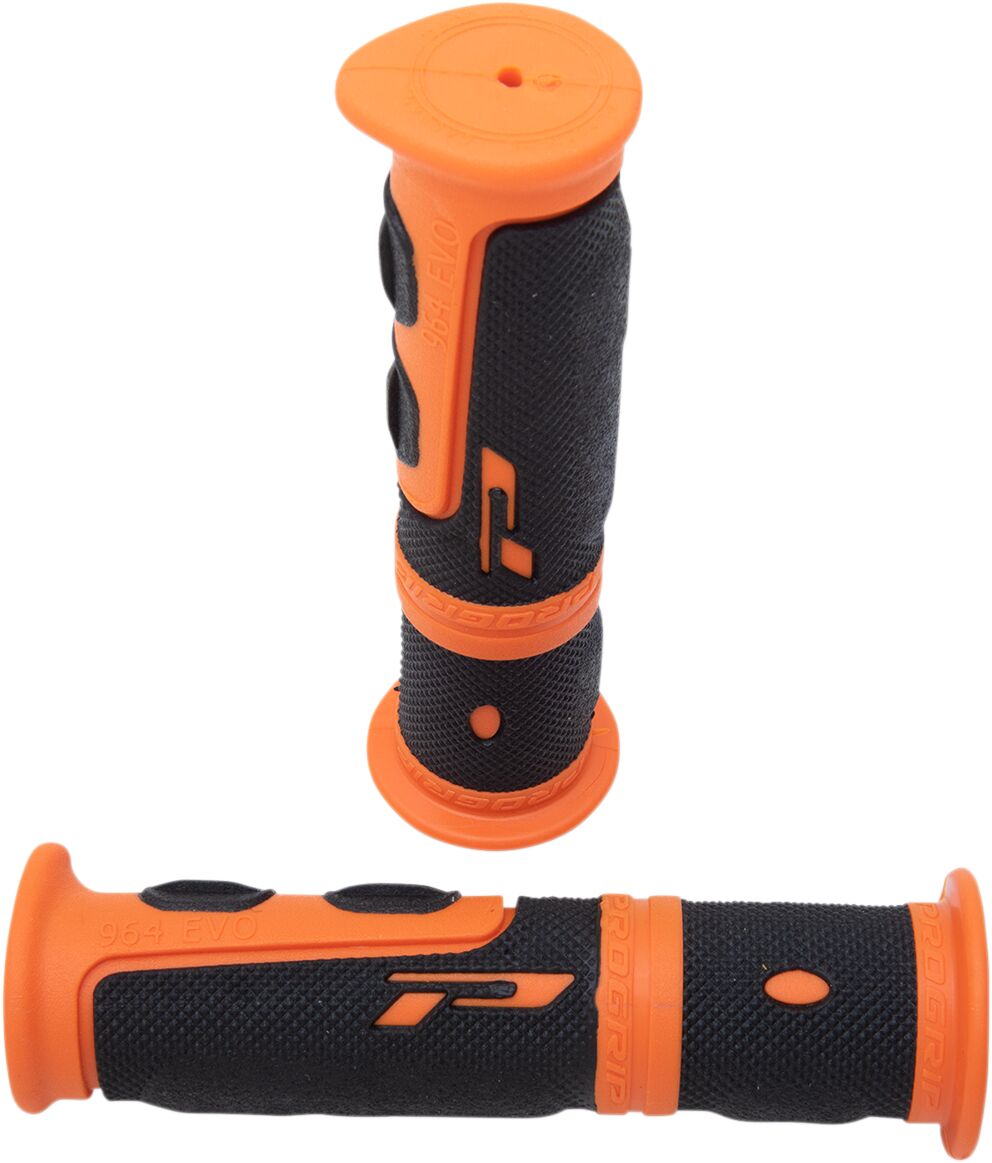 964 Evo Grips — Black| Flat| Orange