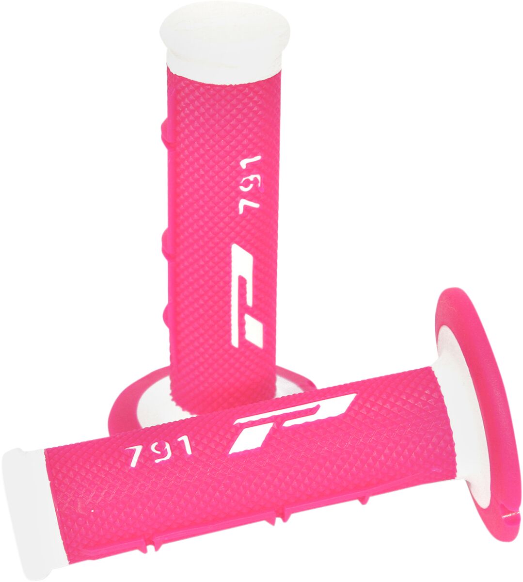 Triple Density 791 Grips — Flat| Fluorescent Pink| White