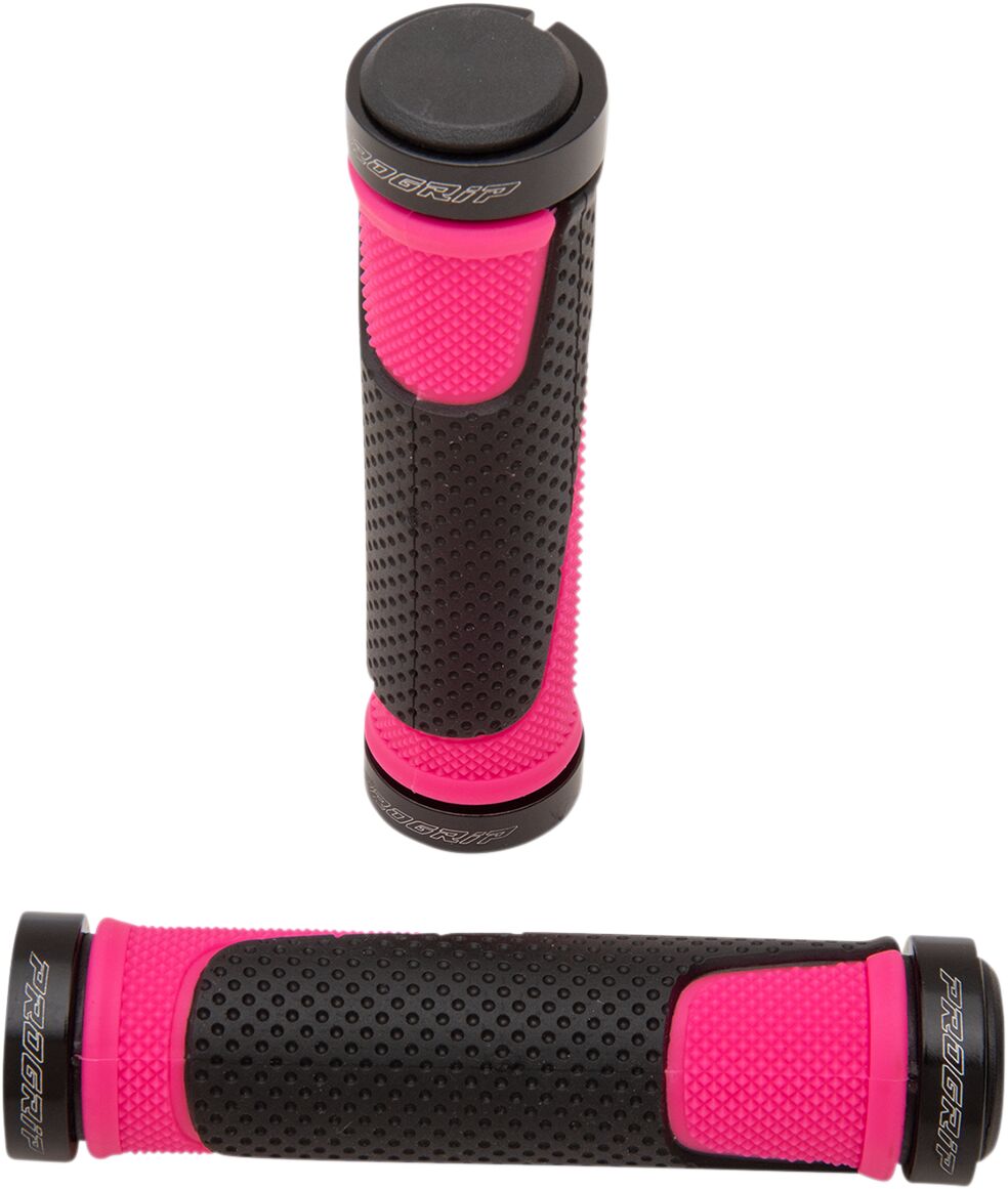 997 Lock-On Open End Locking Grips — Black| Flat| Fluorescent Pink