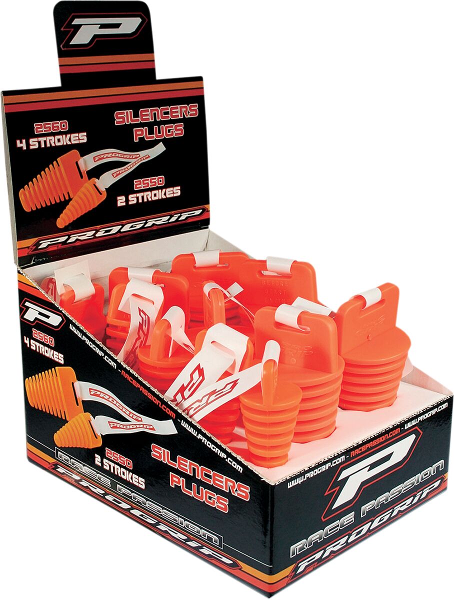 Muffler Plug Display — Orange