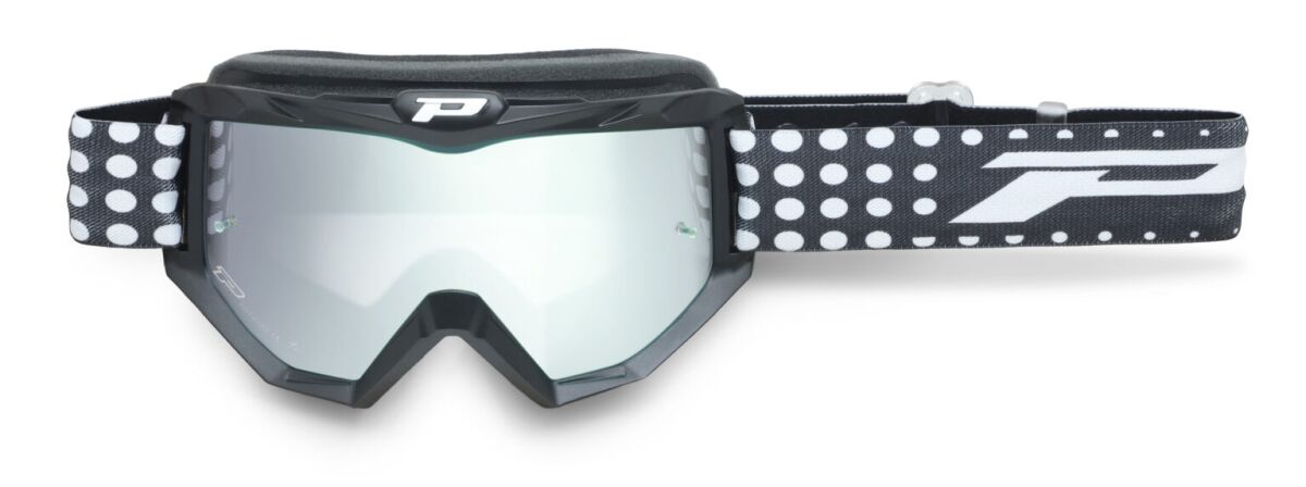 3201FL Atzaki MX Goggles — One Size, Black| Silver| White