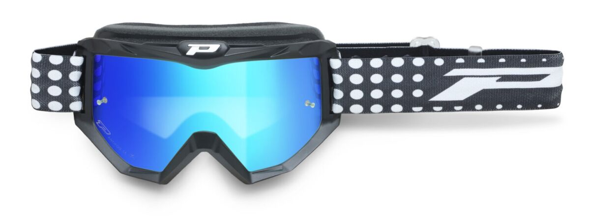 3201FL Atzaki MX Goggles — Black| Blue| White, One Size
