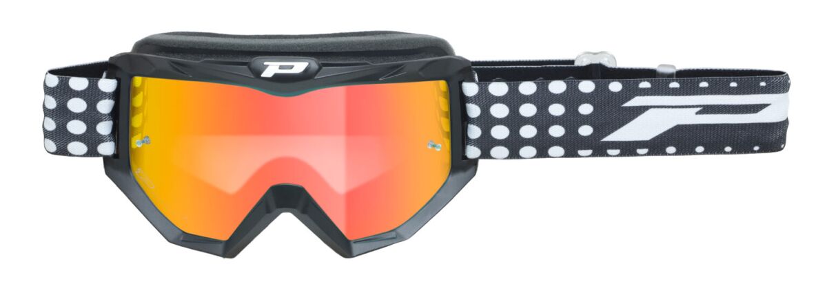 3201FL Atzaki MX Goggles — Black| Red| White, One Size