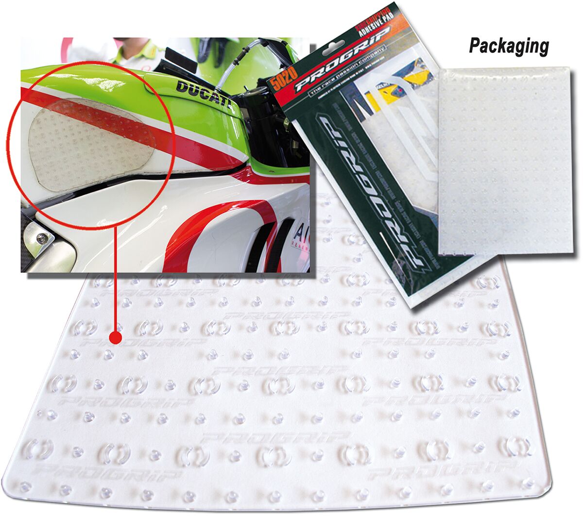 Side Grip Pad — Clear